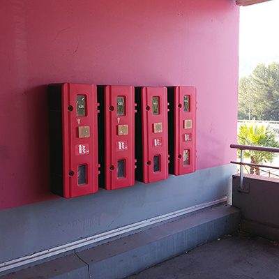 four break glass fire extinguishers four break glass fire extinguishers