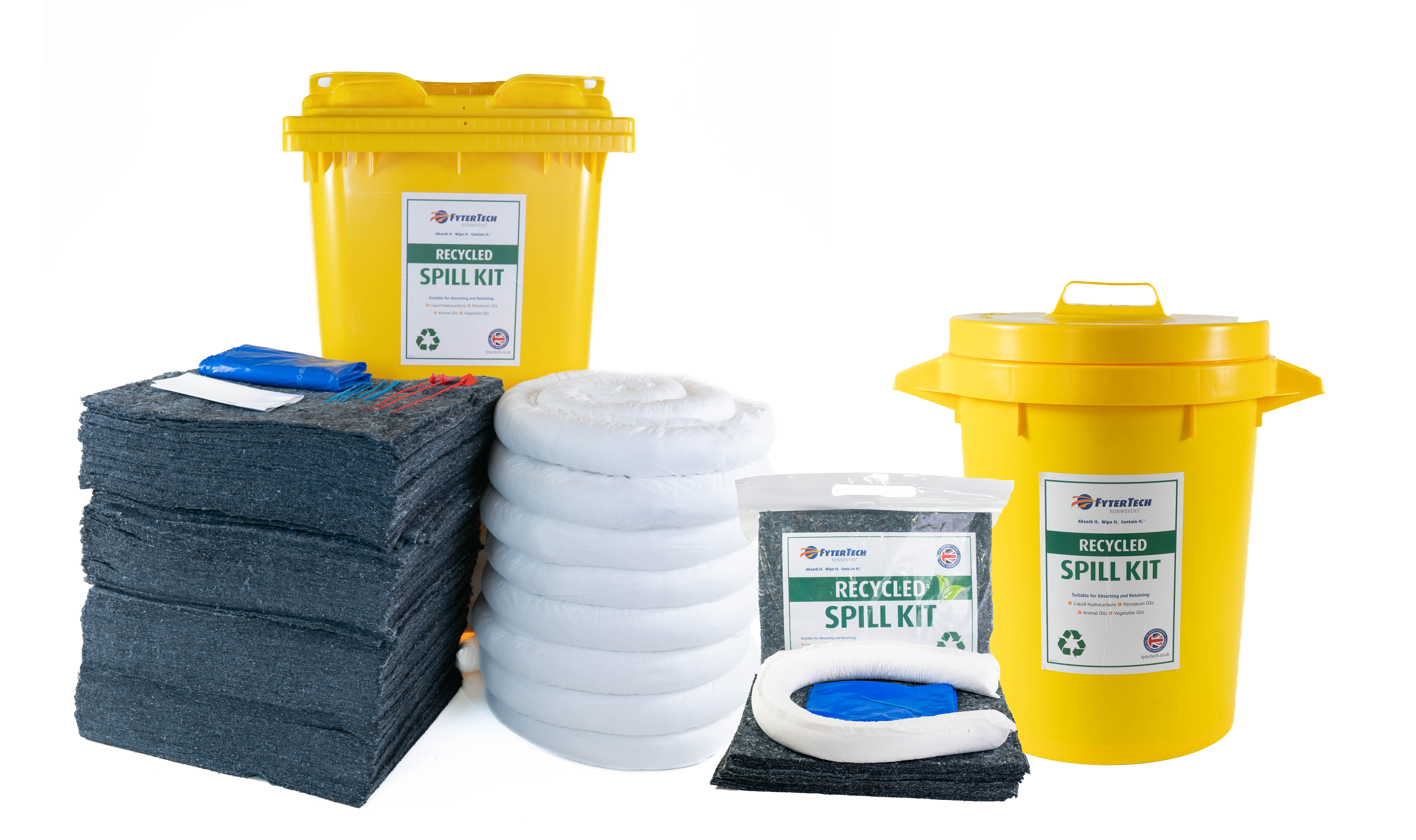 Recycled Spill Kits