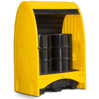 2-Drum Polyethylene All Weather Spill Pallet