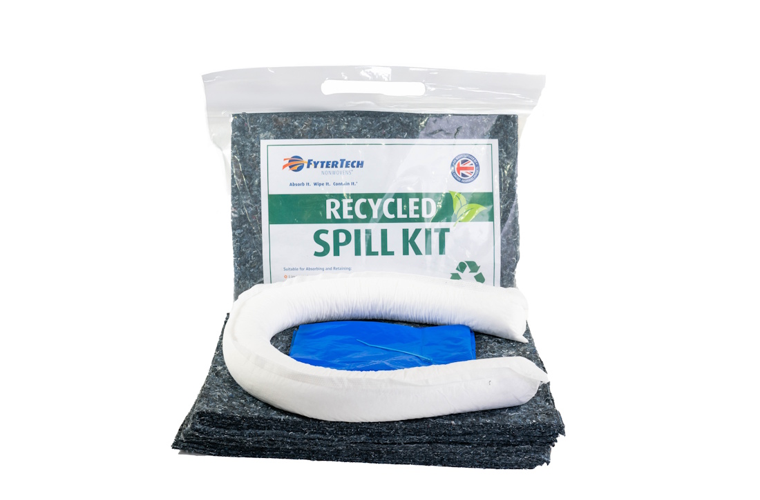 New Recycled Oil Preferential Spill Kit Range | A More Sustainable Spill Solution